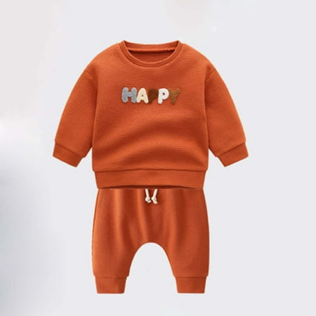 NIUREDLTD Baby Girls Boys Autumn Winter Knit Letter Cotton Long Sleeve Pants Set Clothes
NIUREDLTD Baby Girls Boys Autumn Winter Knit Letter Cotton Long Sleeve Pants Set Clothes