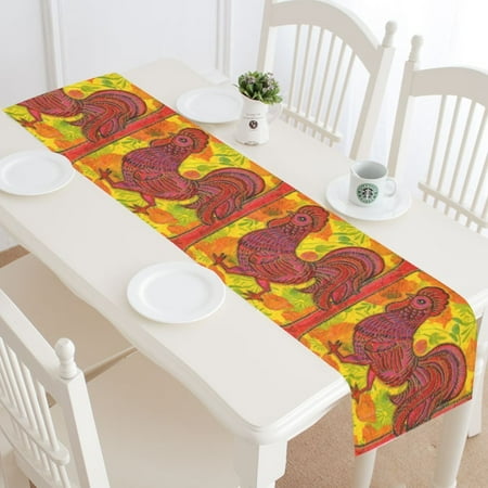 MYPOP Happy Easter Table Runner Home Decor 14x72 Inch Chicken Table Cloth Runner for Wedding Party Banquet Decoration
MYPOP Happy Easter Table Runner Home Decor 14x72 Inch Chicken Table Cloth Runner for Wedding Party Banquet Decoration