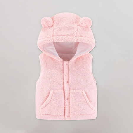 XMMSWDLA Sales Clearance Baby Outerwear Little Boys Girls Fleece Vest Sleeveless Hooded Outerwear With Pockets Button Jacket Fall
XMMSWDLA Sales Clearance Baby Outerwear Little Boys Girls Fleece Vest Sleeveless Hooded Outerwear With Pockets Button Jacket Fall