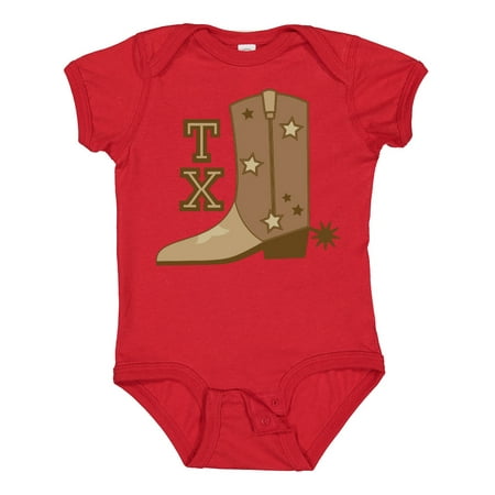 Inktastic Texas Cowboy Boot Gift Baby Boy or Baby Girl Bodysuit