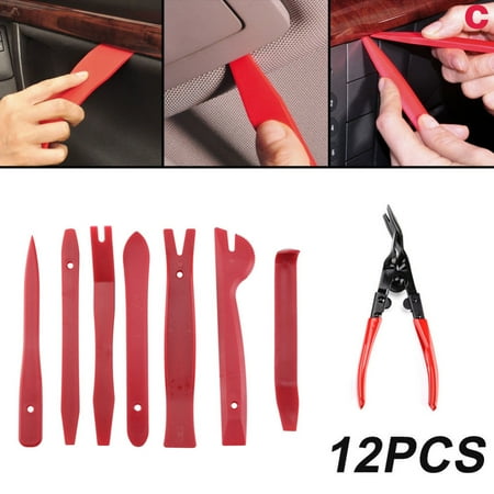 New 12Pcs Car Trim Removal Tool Set With Bag Auto Door Molding Dash Panel Audio Pry Clip Pliers Kit
New 12Pcs Car Trim Removal Tool Set With Bag Auto Door Molding Dash Panel Audio Pry Clip Pliers Kit