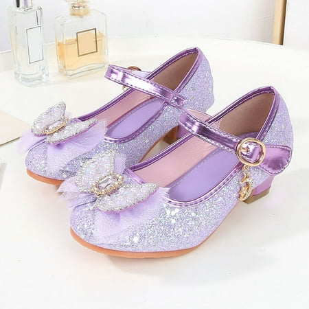 CHAOLEI Girls Sandals Closed Toe Heels Wedding Party Shoes Sequins Bow For Toddler -Purple 2.5
CHAOLEI Girls Sandals Closed Toe Heels Wedding Party Shoes Sequins Bow For Toddler -Purple 2.5