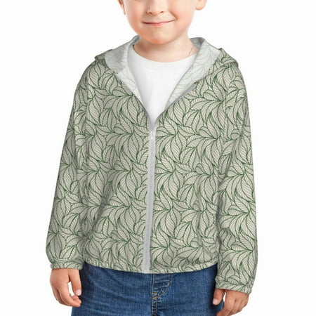 Lukts Leaves Print Children s Long-Sleeved Sun Protection Clothing Hooded Sweatshirts for Boys and Girls Outdoor Sports-4 Years
Lukts Leaves Print Children s Long-Sleeved Sun Protection Clothing Hooded Sweatshirts for Boys and Girls Outdoor Sports-4 Years