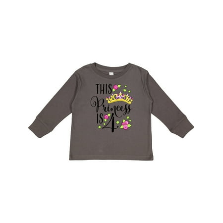 Inktastic This Princess is Four- 4th Birthday Gift Toddler Toddler Girl Long Sleeve T-Shirt
Inktastic This Princess is Four- 4th Birthday Gift Toddler Toddler Girl Long Sleeve T-Shirt