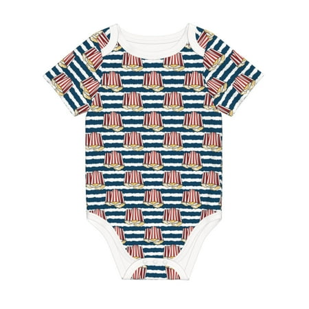 Coaee Popcorn On Blue Lines for Soft Cotton Baby Short-Sleeve Bodysuit Baby Girls Boys Bodysuit Romper
Coaee Popcorn On Blue Lines for Soft Cotton Baby Short-Sleeve Bodysuit Baby Girls Boys Bodysuit Romper