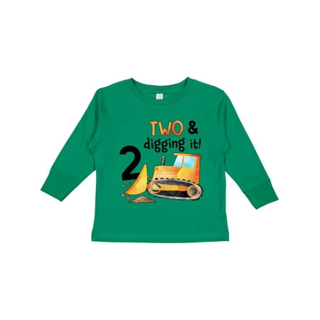 Inktastic Two and Digging It Bulldozer 2nd Birthday Gift Toddler Boy or Toddler Girl Long Sleeve T-Shirt
Inktastic Two and Digging It Bulldozer 2nd Birthday Gift Toddler Boy or Toddler Girl Long Sleeve T-Shirt