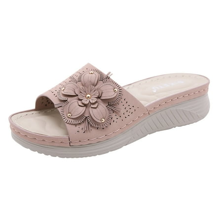 Women s Floral Platform Wedge Slides Sandals Bohemian Casual Summer Open Toe Slip On Walking Shoes Fashion Dress Slippers
Women s Floral Platform Wedge Slides Sandals Bohemian Casual Summer Open Toe Slip On Walking Shoes Fashion Dress Slippers