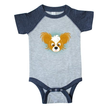 Inktastic Papillon Dog Gift Idea Gift Baby Boy or Baby Girl Bodysuit
