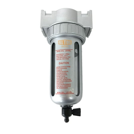 3/8 NPT MID FLOW Particulate Filter/Water Trap And Metal Bowl Guard (MANUAL DRAIN)
3/8 NPT MID FLOW Particulate Filter/Water Trap And Metal Bowl Guard (MANUAL DRAIN)