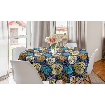 Abstract Round Tablecloth Abstract Floral Pattern with Circle Doodles and Water Reflection Inspired Backdrop Circle Table Cloth Cover for Dining Room Kitchen Decor 60 Multicolor by Ambesonne
Abstract Round Tablecloth Abstract Floral Pattern with Circle Doodles and Water Reflection Inspired Backdrop Circle Table Cloth Cover for Dining Room Kitchen Decor 60 Multicolor by Ambesonne
