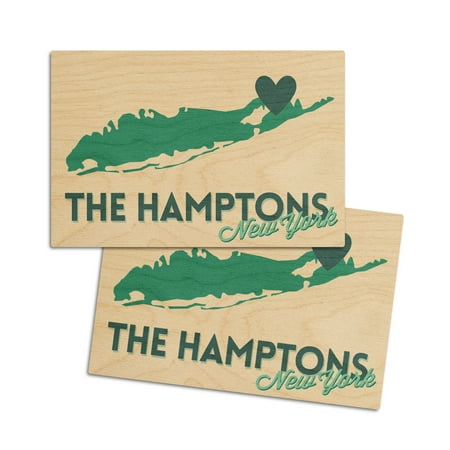 The Hamptons New York Heart Design (4x6 Birch Wood Postcards 2-Pack Stationary Rustic Home Wall Decor)
The Hamptons New York Heart Design (4x6 Birch Wood Postcards 2-Pack Stationary Rustic Home Wall Decor)