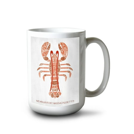 15 fl oz Ceramic Mug Newburyport Massachusetts Red Lobster Typography Dishwasher & Microwave Safe
15 fl oz Ceramic Mug Newburyport Massachusetts Red Lobster Typography Dishwasher & Microwave Safe