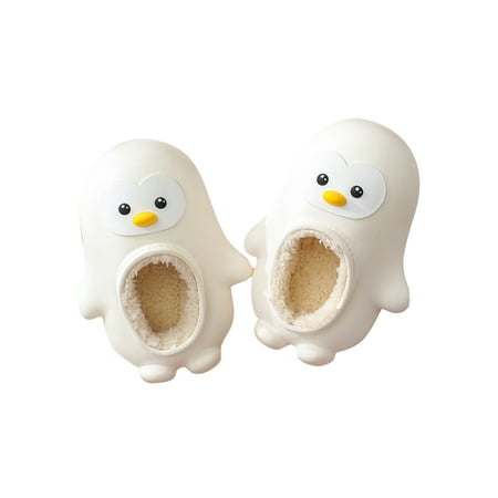 Ritualay Adult Kids Fuzzy Slipper Bedroom Warm Shoes Plush Lined Slippers EVA Penguin Home Shoe Indoor House White 4.5-5
Ritualay Adult Kids Fuzzy Slipper Bedroom Warm Shoes Plush Lined Slippers EVA Penguin Home Shoe Indoor House White 4.5-5