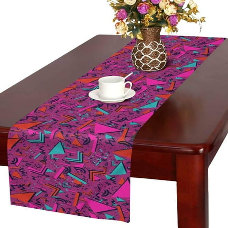 MKHERT Seamless Triangle Geometric Shapes in Grunge Style Table Runner Home Decor for Home Kitchen Wedding Party Banquet Decoration 16x72 Inch
MKHERT Seamless Triangle Geometric Shapes in Grunge Style Table Runner Home Decor for Home Kitchen Wedding Party Banquet Decoration 16x72 Inch