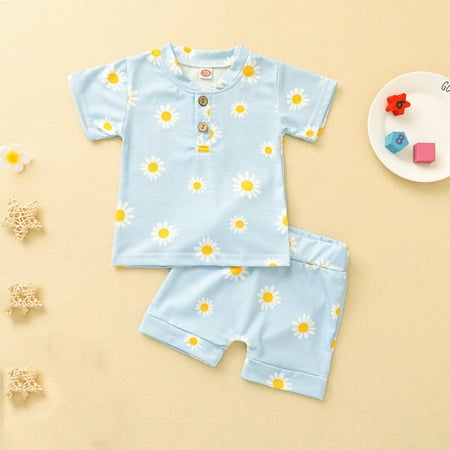 AURIGATE Newborn Infant Baby Girls Short Sleeve Flower Print Tops+Print Short Pants Sets Clearance
AURIGATE Newborn Infant Baby Girls Short Sleeve Flower Print Tops+Print Short Pants Sets Clearance