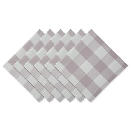 Dusty Lilac Buffalo Check Napkin (Set of 6)