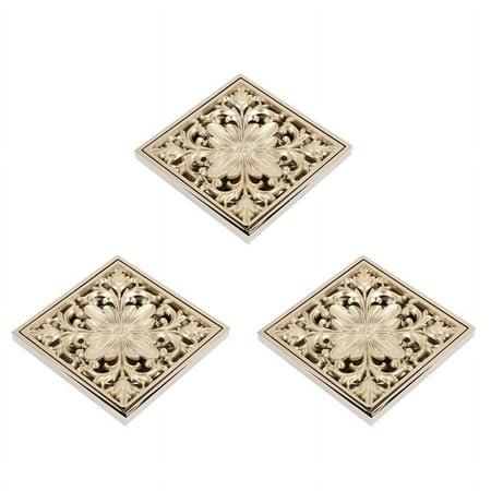 3X Gold Square Floor Drain Shower Ground Drainer with Strainer Filter Drainage Clean for Bathroom Washroom
3X Gold Square Floor Drain Shower Ground Drainer with Strainer Filter Drainage Clean for Bathroom Washroom