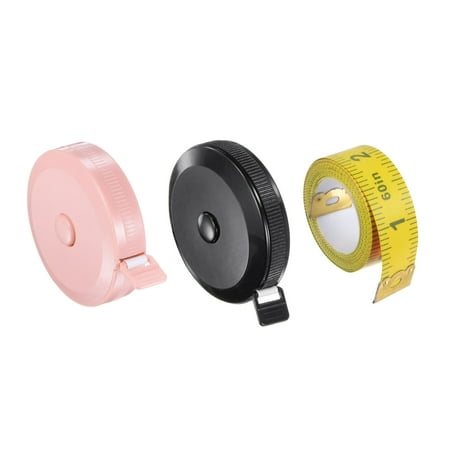 Uxcell 3pcs 150cm and 200cm Soft Retractable Measuring Tape with 150cm Multicolor Soft Ruler Cool Red Black
Uxcell 3pcs 150cm and 200cm Soft Retractable Measuring Tape with 150cm Multicolor Soft Ruler Cool Red Black