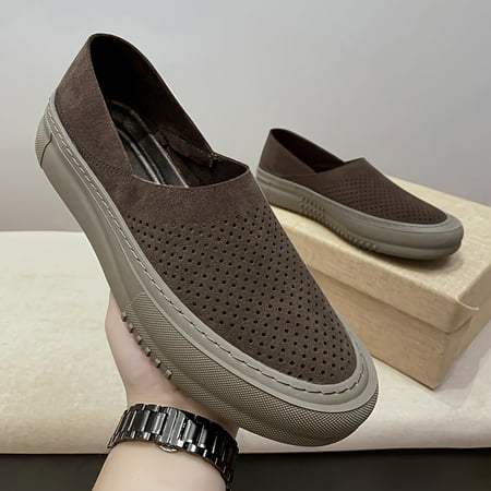 Men s Solid Color Slip On Breathable Loafer Shoes Comfy Non Slip Casual Durable Rubber Sole Walking Shoes Men s Office Footwear
Men s Solid Color Slip On Breathable Loafer Shoes Comfy Non Slip Casual Durable Rubber Sole Walking Shoes Men s Office Footwear