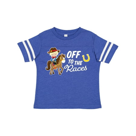 Inktastic Off To The Races with Cowboy on Horse Gift Toddler Boy Girl T-Shirt
Inktastic Off To The Races with Cowboy on Horse Gift Toddler Boy Girl T-Shirt