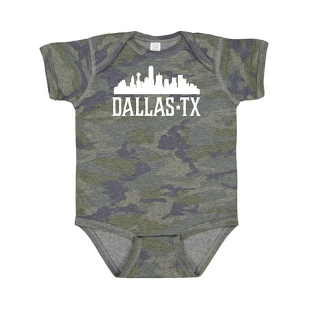 Inktastic Dallas Texas Skyline TX Cities Gift Baby Boy or Baby Girl Bodysuit