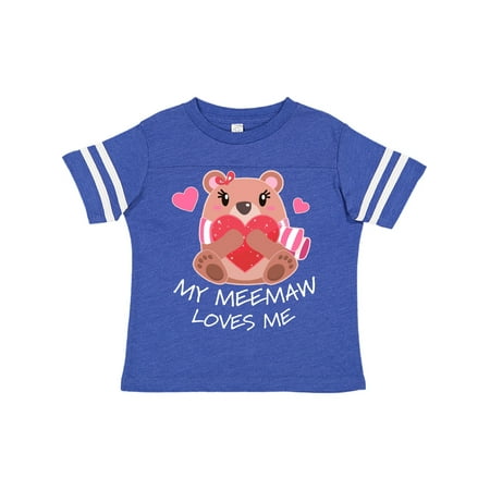 Inktastic My Meemaw Loves me- bear and hearts Gift Toddler Boy or Toddler Girl T-Shirt
Inktastic My Meemaw Loves me- bear and hearts Gift Toddler Boy or Toddler Girl T-Shirt
