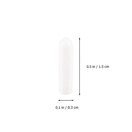 NICEXMAS 500pcs Rubber End Caps Lightweight Round End Caps Cover Screw Thread Protectors