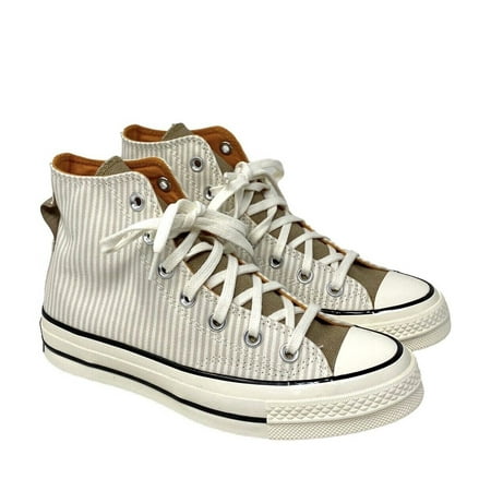Converse Chuck 70 Shoes High Beige Desert Strip Canvas Sneakers A00473C