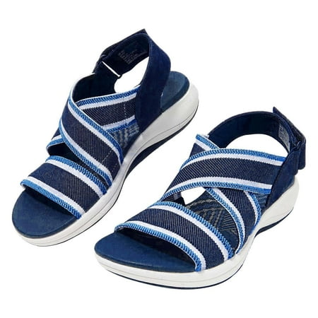 Summer Savings Clearance 2022! Tagold Sandals for Womens Dressy Summer Sandals Womens Elastic Cross Ladies Sandals Summer Slippers Leisure Wedge Heel Beach Shoes
Summer Savings Clearance 2022! Tagold Sandals for Womens Dressy Summer Sandals Womens Elastic Cross Ladies Sandals Summer Slippers Leisure Wedge Heel Beach Shoes