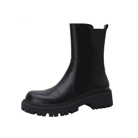 Harsuny Women Short Bootie Mid Heel Elastic Ankle Boots Plush Lining Chelsea Boot Dress Breathable Comfort Winter Shoes Vintage Work Booties Black 4.5
Harsuny Women Short Bootie Mid Heel Elastic Ankle Boots Plush Lining Chelsea Boot Dress Breathable Comfort Winter Shoes Vintage Work Booties Black 4.5