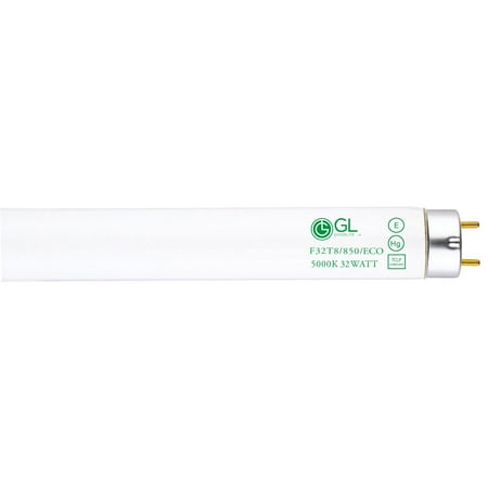 Goodlite F32T8/850/ECO 32W 48-inch T8 Fluorescent Tube Lights Super White 5000k (Pack of 30)
Goodlite F32T8/850/ECO 32W 48-inch T8 Fluorescent Tube Lights Super White 5000k (Pack of 30)