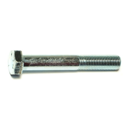 3/8 -24 x 2-1/2 Zinc Plated Grade 5 Steel Fine Thread Hex Cap Screws CSHS5-328