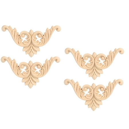 FitBest 4PCS Rubber Wood Carved Corner Applique Furniture Flower Shape Unpainted Decoration
FitBest 4PCS Rubber Wood Carved Corner Applique Furniture Flower Shape Unpainted Decoration