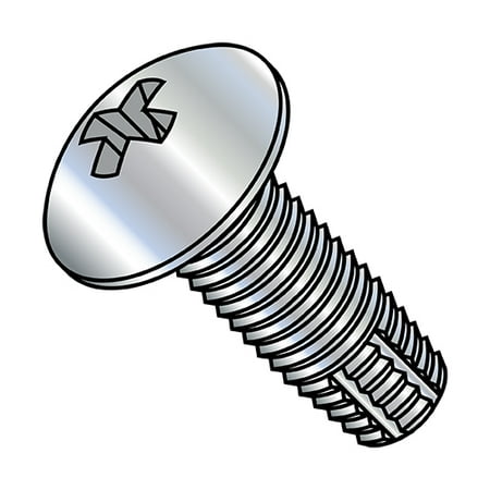 10-24X1/2 Phillips Truss Thread Cutting Screw Type F Fully Threaded Zinc (Pack Qty 7 000) BC-1008FPT
10-24X1/2 Phillips Truss Thread Cutting Screw Type F Fully Threaded Zinc (Pack Qty 7 000) BC-1008FPT