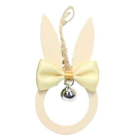 Easter Rabbit Bowknot Bell Pendant Wooden Festival Hanging Ornament for Home Living Room Bedroom
Easter Rabbit Bowknot Bell Pendant Wooden Festival Hanging Ornament for Home Living Room Bedroom