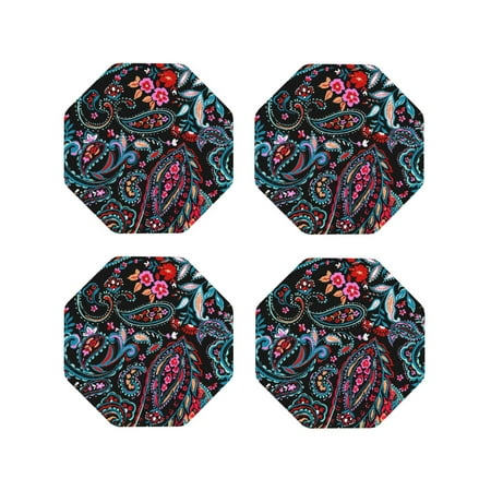 Yiaed Paisley Print Leather Coasters for Drinks - Cup Coasters Coffee Table Kitchen Table Bar Home & Office Gifts Handmade Drink Coasters-Octagon
Yiaed Paisley Print Leather Coasters for Drinks - Cup Coasters Coffee Table Kitchen Table Bar Home & Office Gifts Handmade Drink Coasters-Octagon