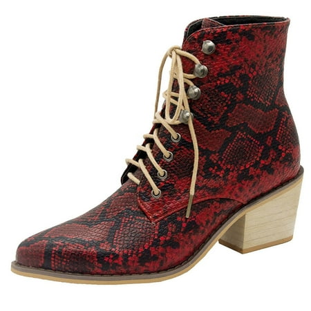 Heels Women Pointed Lace Up Non Slip Fashion Booties Toe Short Serpentine Hight Shoes Women s Boots
Heels Women Pointed Lace Up Non Slip Fashion Booties Toe Short Serpentine Hight Shoes Women s Boots