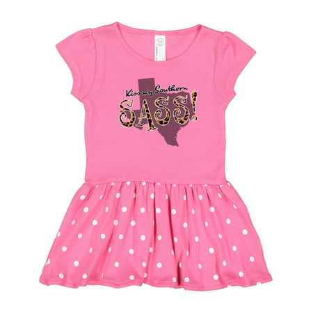 Inktastic Texas Kiss My Southern Sass! in Leopard Print Gift Toddler Girl Dress
Inktastic Texas Kiss My Southern Sass! in Leopard Print Gift Toddler Girl Dress