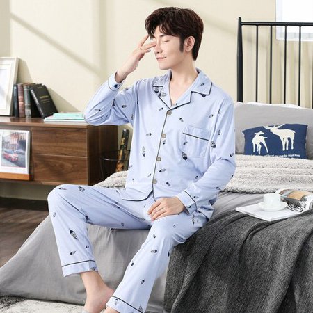 PIKADINGNIS New Style Mens Pajamas Set Spring Autumn Warm Cotton men Pajamas Sets Long Sleeve Sleepwear Top +Pant Leisure Wear Cloth
PIKADINGNIS New Style Mens Pajamas Set Spring Autumn Warm Cotton men Pajamas Sets Long Sleeve Sleepwear Top +Pant Leisure Wear Cloth