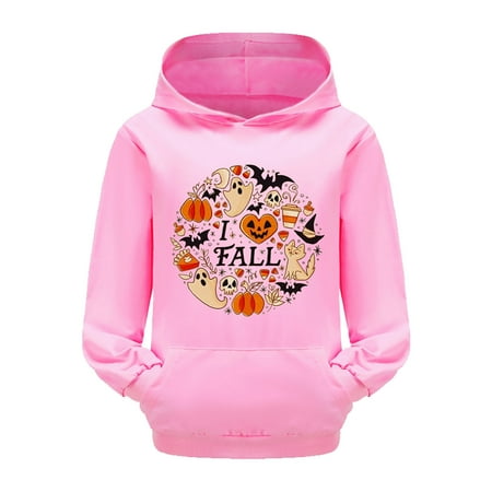 Bjutir Toddler Girls Sweatshirts Child Boys Halloween Long Sleeve Letter Prints Warm Hoodie Pullover Tops Kids Sweat Pink 9-10 Years
Bjutir Toddler Girls Sweatshirts Child Boys Halloween Long Sleeve Letter Prints Warm Hoodie Pullover Tops Kids Sweat Pink 9-10 Years