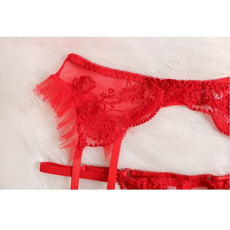 dmqupv Women Lingerie Embroidered Push Up Garter Lace Belt Lingerie Set For Women Sheer Bra Honeymoon Lingerie plus Red X-Large
dmqupv Women Lingerie Embroidered Push Up Garter Lace Belt Lingerie Set For Women Sheer Bra Honeymoon Lingerie plus Red X-Large