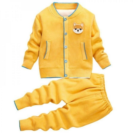 Jandel Cartoon Baby Girls Boys Clothes Set Autumn Winter Toddler Outfits Plus Velvet Newborn Infant Long Sleeve Cardigan Pants Sets 
Jandel Cartoon Baby Girls Boys Clothes Set Autumn Winter Toddler Outfits Plus Velvet Newborn Infant Long Sleeve Cardigan Pants Sets