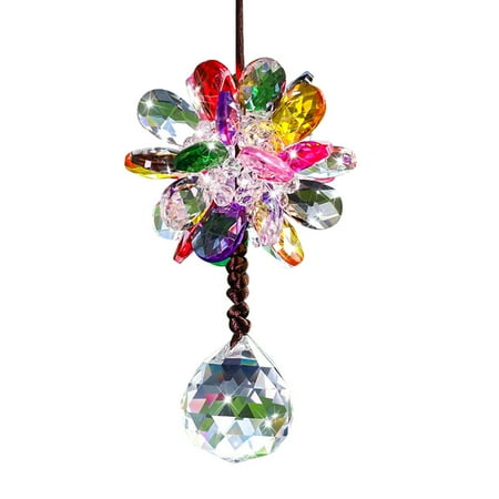 iSpchen Crystal Flower Car Rear View Mirror Pendant Crystal Hanging Ornament Fashion Car Accessories Bling Colorful Mirror Pendant Lucky Crystal Auto Interior Decoration White Style 9
iSpchen Crystal Flower Car Rear View Mirror Pendant Crystal Hanging Ornament Fashion Car Accessories Bling Colorful Mirror Pendant Lucky Crystal Auto Interior Decoration White Style 9