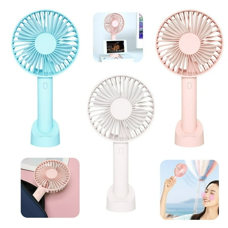 EIMELI Mini Handheld Fan Personal Portable Fan 3 Speed Adjustable Angle Removable Base Lanyard USB Charging Battery Operated Small Desk Cooling Face Fan for Home Camping Disney Travel (Pink)
EIMELI Mini Handheld Fan Personal Portable Fan 3 Speed Adjustable Angle Removable Base Lanyard USB Charging Battery Operated Small Desk Cooling Face Fan for Home Camping Disney Travel (Pink)