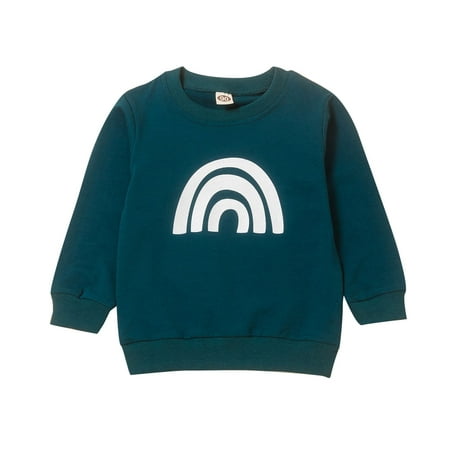Winter Boys Cute Fashion Child Clothes T-shirt Rainbow Warm Toddler Printing Keep Girls Baby Kids Boys Tops
Winter Boys Cute Fashion Child Clothes T-shirt Rainbow Warm Toddler Printing Keep Girls Baby Kids Boys Tops