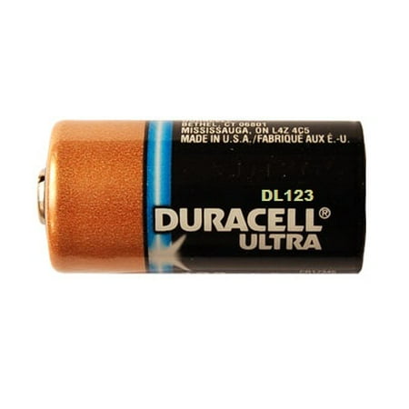 Duracell Ultra DL123 3.0V Photo Lithium Battery CR123 - 10 Pack + FREE SHIPPING