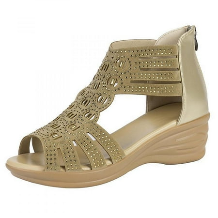 Homedles Sandals Women- Summer Comfortable Open Toe Gift for women Casual Wedge Sandals for Women Khaki
Homedles Sandals Women- Summer Comfortable Open Toe Gift for women Casual Wedge Sandals for Women Khaki