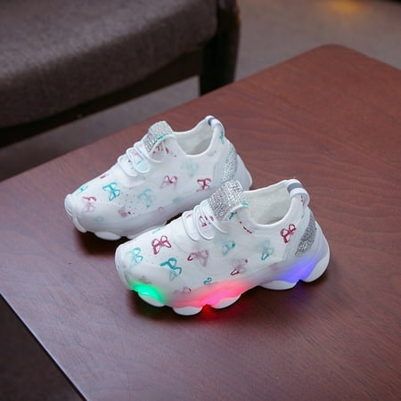 Njoeus Children Kid Baby Girls Butterfly Crystal Led Luminous Sport Run Sneakers Shoes Clearance
Njoeus Children Kid Baby Girls Butterfly Crystal Led Luminous Sport Run Sneakers Shoes Clearance