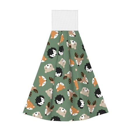 Easygdp Animal Heads Kitchen Hand Towels Hanging Tie Towels Fast Drying Dish Cloth with Loop for Bathroom Restroom Home Decor
Easygdp Animal Heads Kitchen Hand Towels Hanging Tie Towels Fast Drying Dish Cloth with Loop for Bathroom Restroom Home Decor