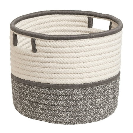 Colonial Mills Jaydon Indoor/Outdoor Basket - Grey 10 x10 x12